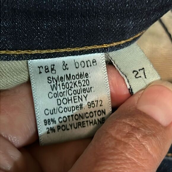 RAG & BONE Skinny Jeans Mid-Rise Ankle Skinny Jeans C22 - Picture 6 of 10